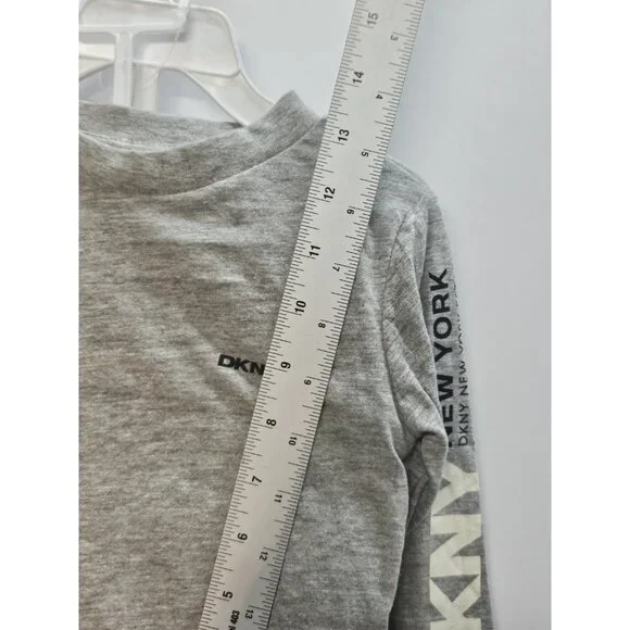 DKNY‎  Size 2T Set Of 3, Plaid Blue Vest/ Black Pants/ Grey Long Sleeve Printed - Picture 12 of 13